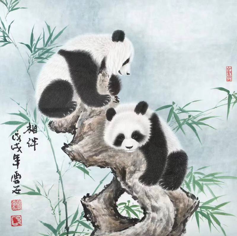 动物绘画作品中如何体现动物的情感？